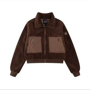 Brown Alo Sherpa Jacket